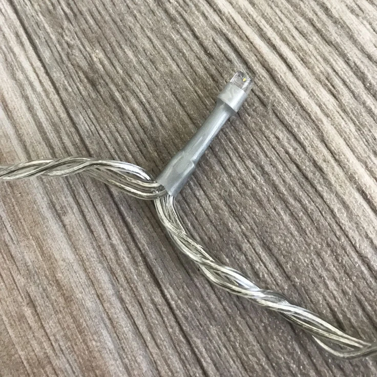 200'er LED Lichterkette Innen und Außen warmweiß – Bild 2