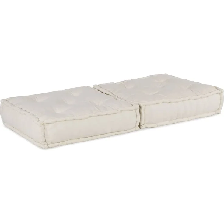 vidaXL Modulares Sofaelement Creme 70x70x36 cm Stoff 4019023 – Bild 4