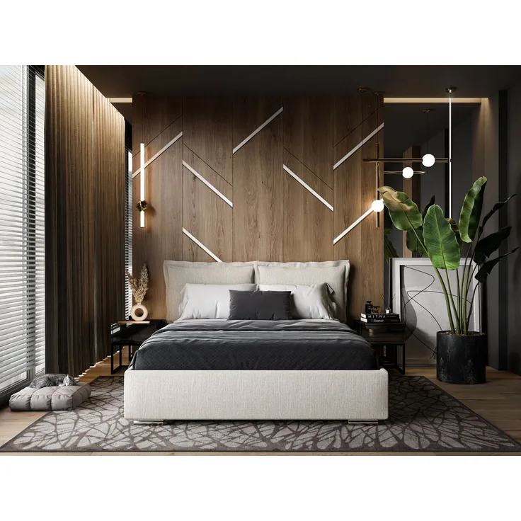 Lookway Polsterbett VILANO mit Bettkasten – elegantes und funktionales Schlafzimmermöbel (Bett mit Metallgestell), mit Bettkasten