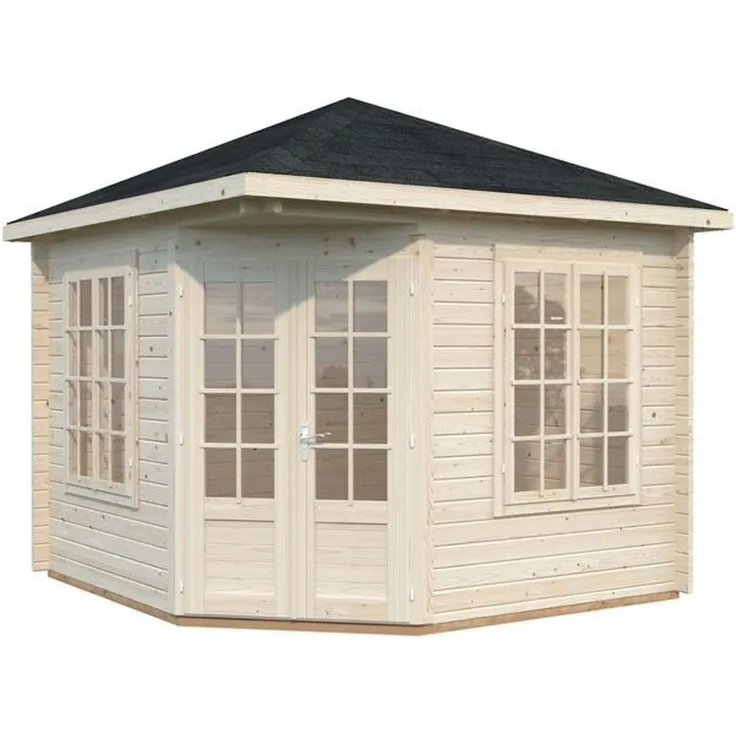 Palmako Holz Pavillon Melanie, 6,9 m², transparent tauchgrundiert