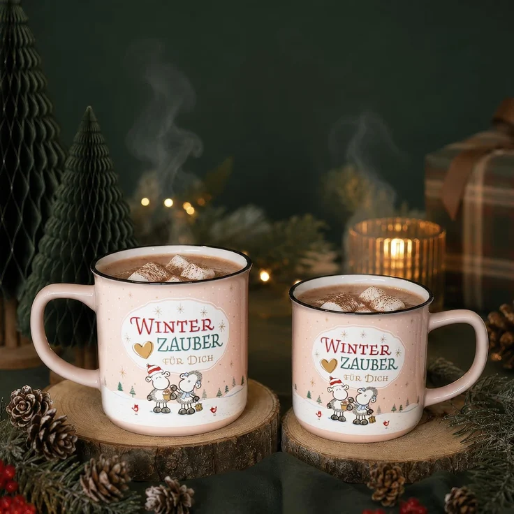 Tasse Becher 35cl Geschenk Weihnachten Adventszeit Sheepworld WINTERZAUBER 51224 – Bild 3