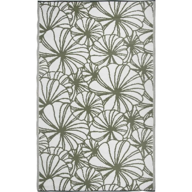 Esschert Design Outdoor-Teppich 241x152 cm Blumenmuster OC21 – Bild 2