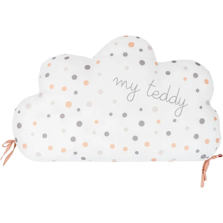Kikkaboo Babykissen-Set 5-tlg. Plüsch Jersey Einzelkissen Maße 35 x 30 x 7 cm beige – Bild 4