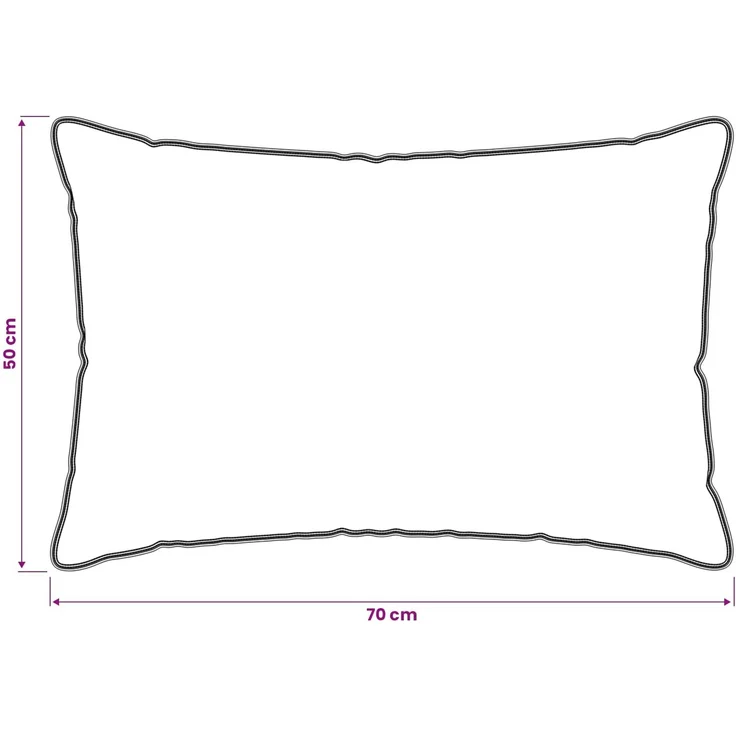 vidaXL Kopfkissen 2 pcs Beige 50x70 cm Kapokfaser 42042052 – Bild 6