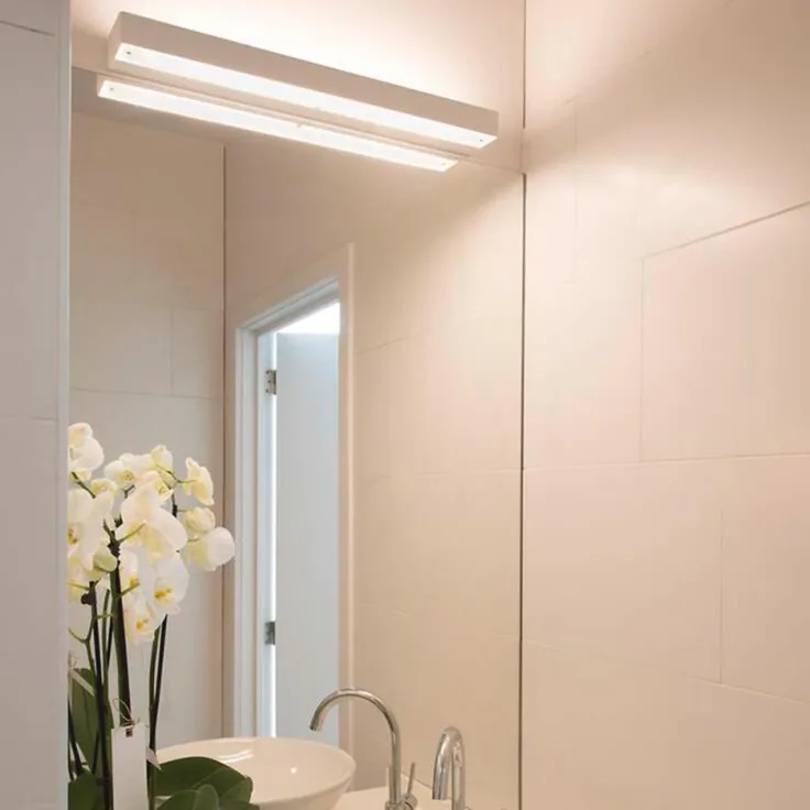 SLV No. 151781 SEDO 14 LED Wandleuchte eckig mattweiss Glas satiniert 59 cm