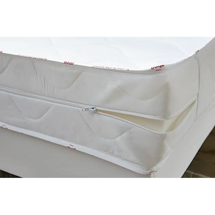 Abeil AB100 Matratze, mittlerer Härtegrad, mit abnehmbarem Bezug, weiß, Polyester, weiß, 90 x 190 cm – Bild 3
