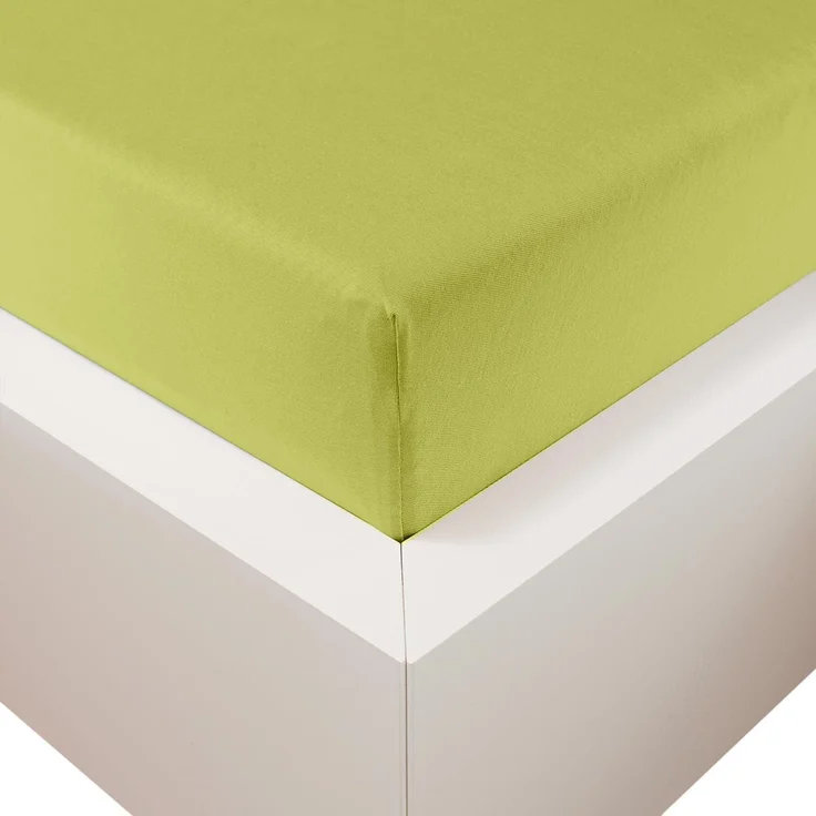 Traumschloss Premium Plus Edel-Jersey Spannbettlaken moos 180-200x200-220