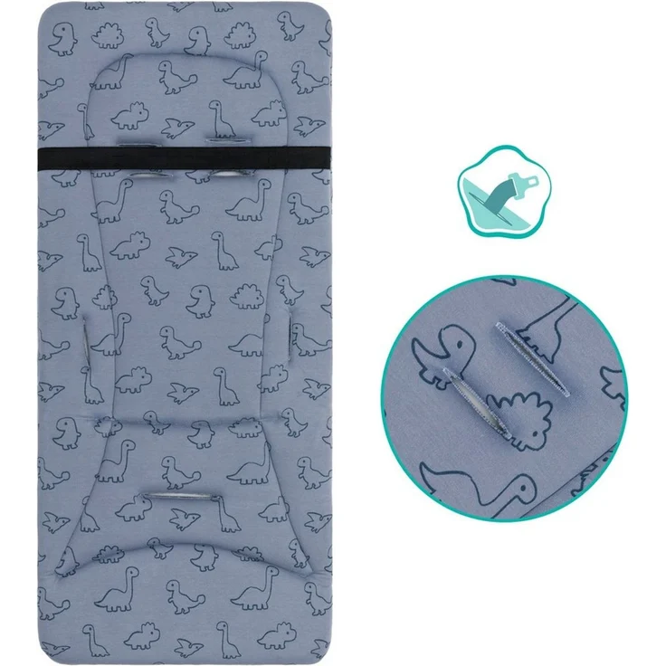 Fillikid Kinder-Sitzauflage Wendeauflage Liner, für Buggy und Kinderwagen – Bild 2