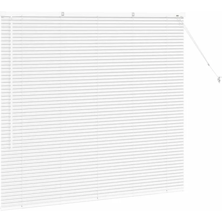 vidaXL Venezianische Jalousie Weiß 130 x 150 cm 25 mm Aluminium 42005982 – Bild 5