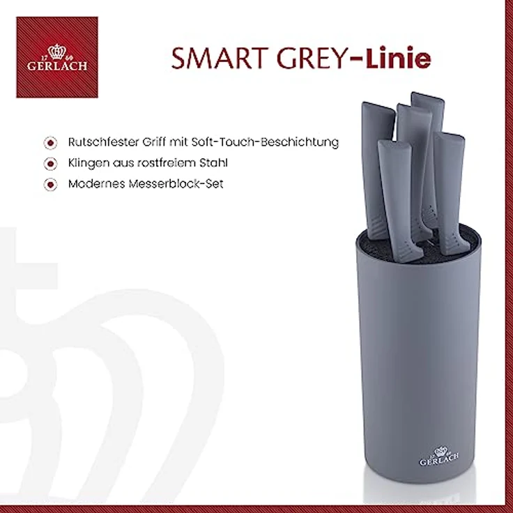 Gerlach Satz 5 MESSER 994 M SMART IN GRAPHITE-BLOCK – Bild 3