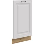 Frontblende für vollintegrierten Geschirrspüler 45 cm Stilo Weiß + Eiche Artisan