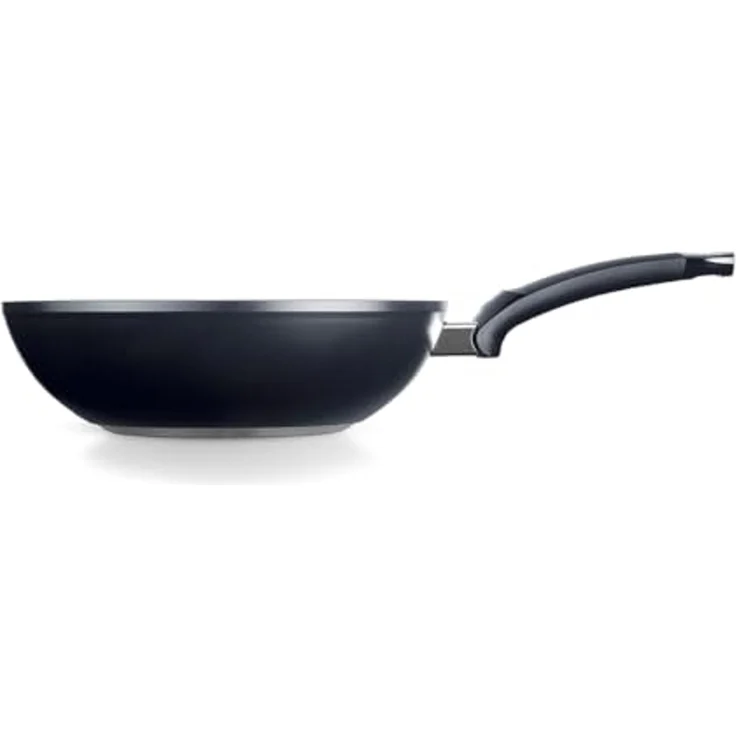 Fissler Wok Ceratal® Orbit Black, Aluminium (1-tlg), gesünderes Kochen mit Antihaft-Effekt, hergestellt ohne PFAS/PTFE – Bild 2