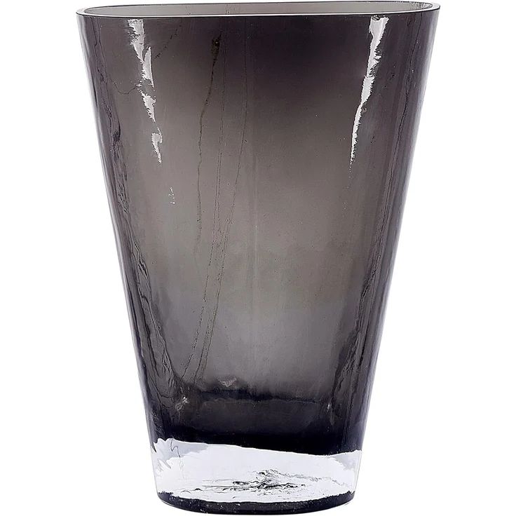 Blumenvase MITATA 20 cm Glas Grau – Bild 8