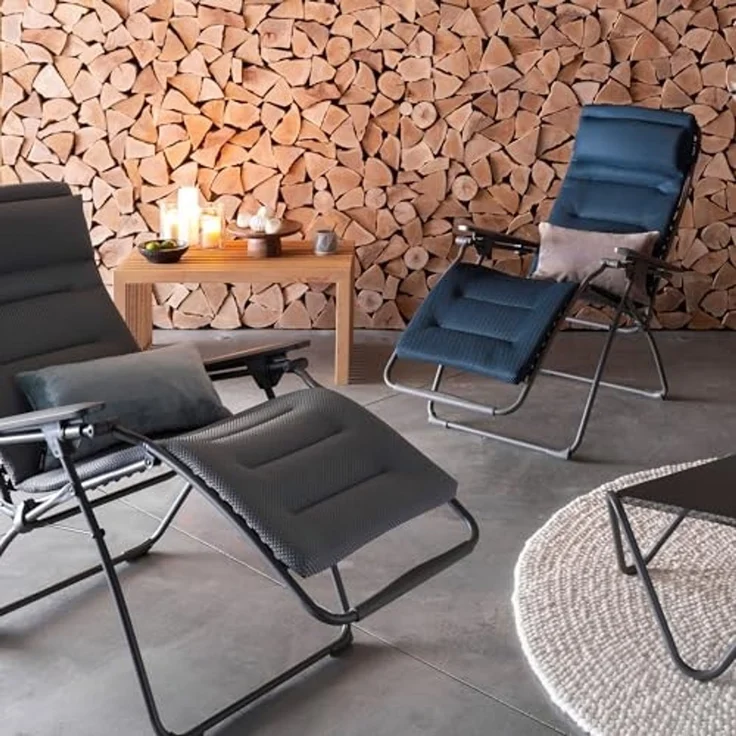 Lafuma Futura BeComfort® Relaxliege Silver Titane Sonnenliege LFM3130.8901 – Bild 7