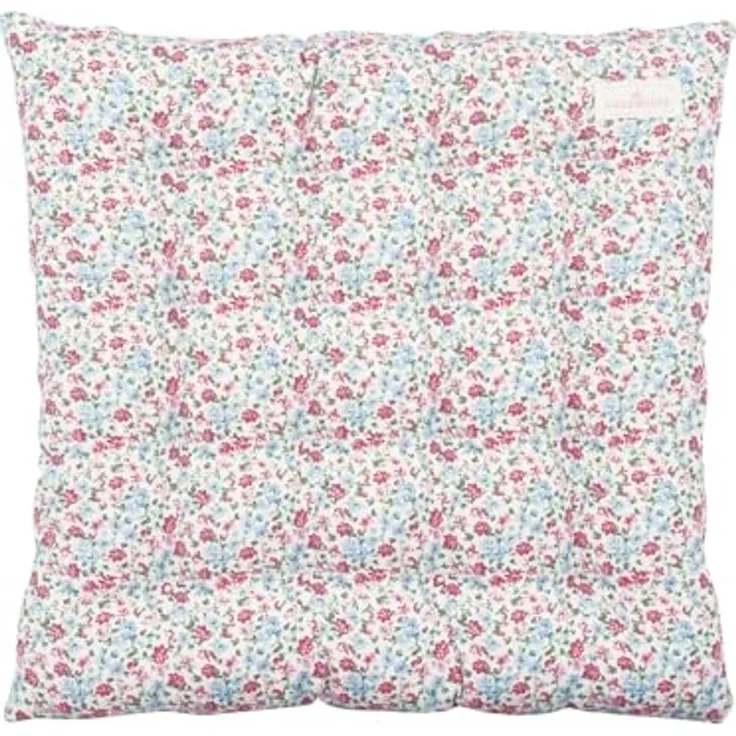 Greengate Sitzkissen Louisa Sitzkissen white 40x40cm