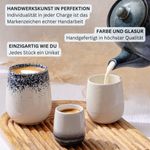 SÄNGER Steingut Kaffeebecher Siena 6 teilig 80 ml