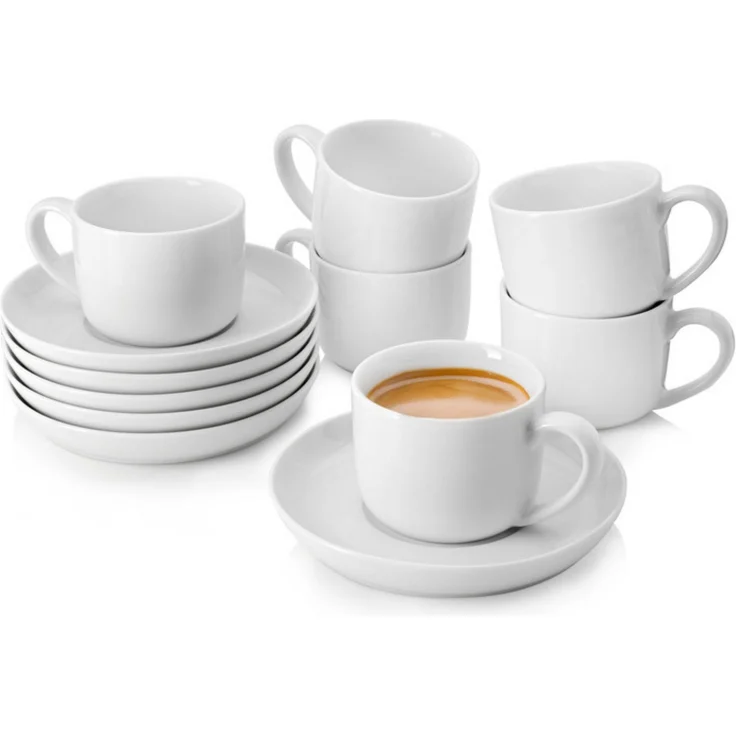 SÄNGER Porzellan Kaffeetassen Set Marlo 12-teilig für 6 Personen – Bild 1