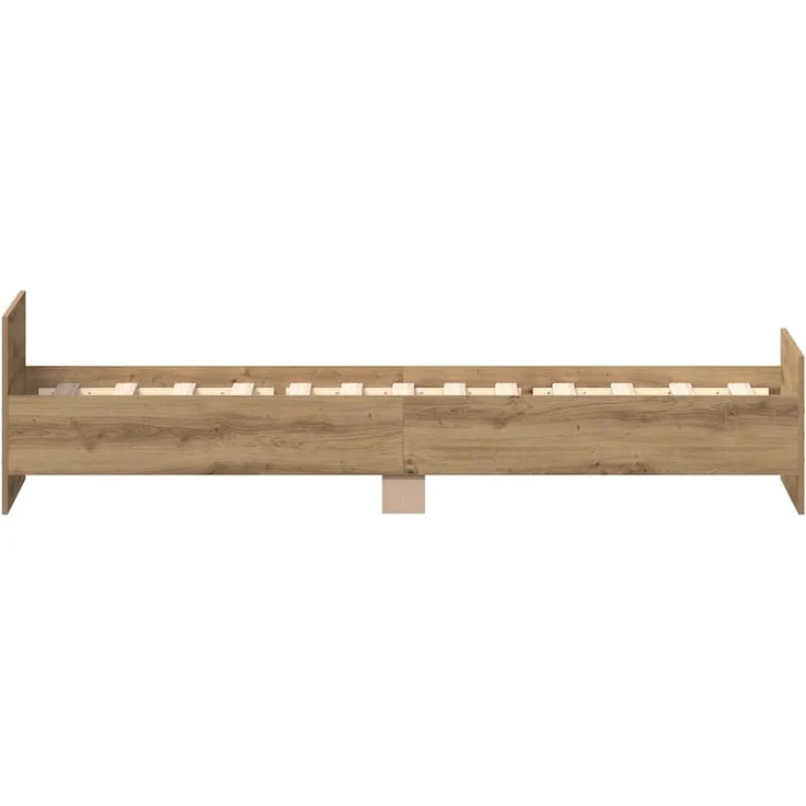 vidaXL Bettgestell ohne Matratze Artisan-Eiche 100x200cm Holzwerkstoff 857477 – Bild 5