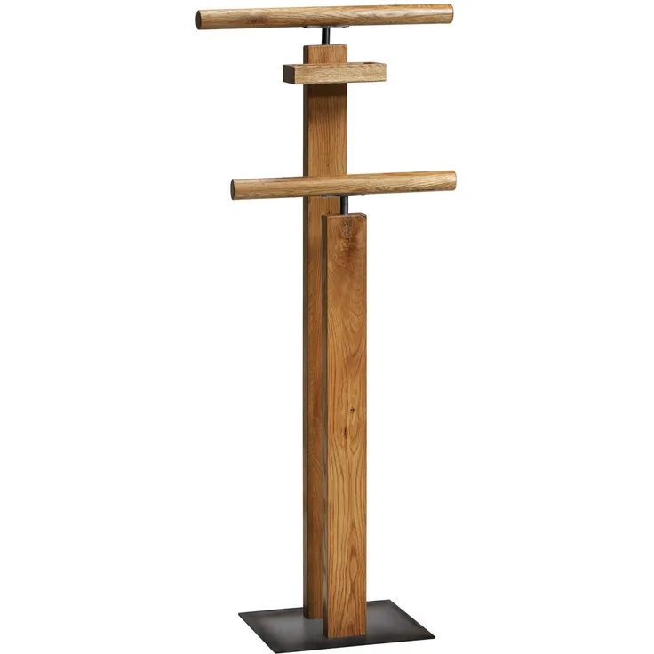 Hasena Herrendiener Claudio, Wildeiche mit Iron-Gestell 45x28x107 cm – Bergamo