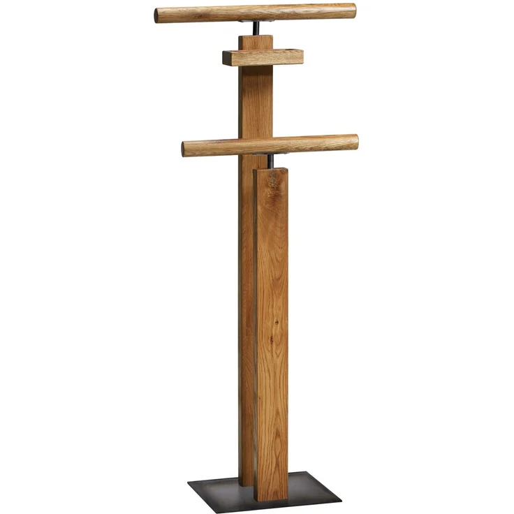 Hasena Herrendiener Claudio, Wildeiche mit Iron-Gestell 45x28x107 cm – Bergamo – Bild 1