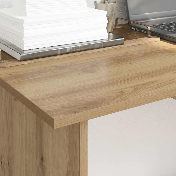 vidaXL Schreibtisch Artisan-Eiche 100 x 50 x 76 cm Holzwerkstoff 875249 – Bild 3