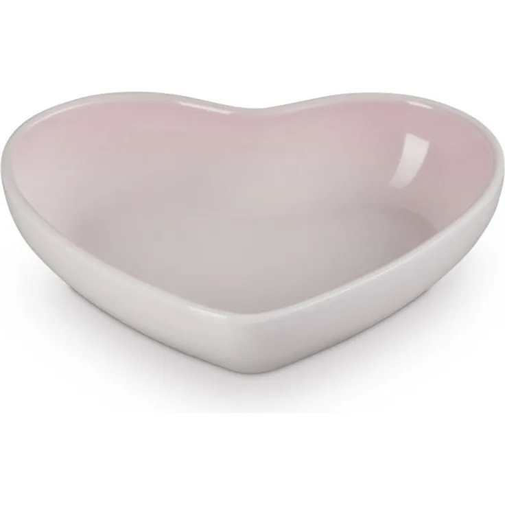 LeCreuset Schüssel in Herzform Steinzeug 20cm | Shell Pink : Shell Pink