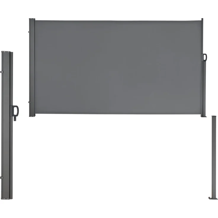 Seitenmarkise Mulhacén 160x300 cm Mittelgrau pro. tec – Bild 4