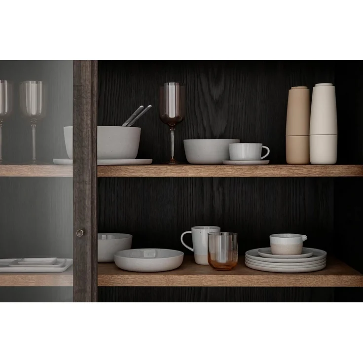 blomus Schale -SABLO- Designer-Schalen: Hochwertige gesprenkelte Optik, Steingut, (1-tlg), Spülmaschinengeeignet, Mikrowellengeeignet, Farb- & Größenauswahl – Bild 3