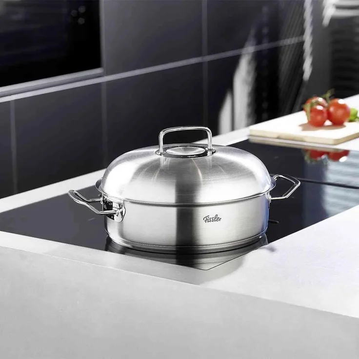 Fissler original-profi collection Bräter mit Hochraumdeckel 28 cm Ø Höhe 9 cm – Bild 2