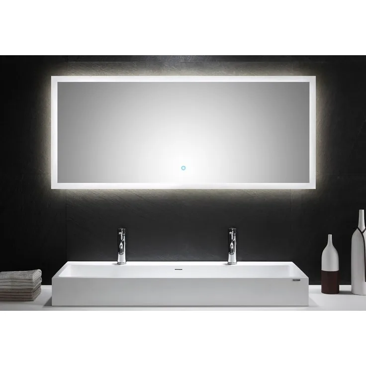 LED Spiegel 140x60 cm mit Touch Bedienung