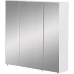 Schildmeyer Basic Spiegelschrank, Melaminharzbeschichtete, Weiß, 80 cm