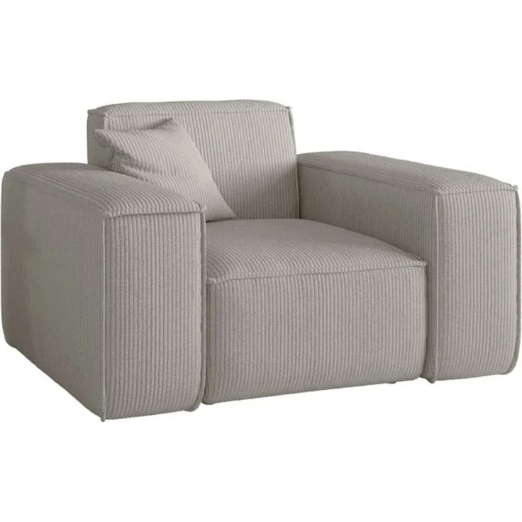 Sessel Designersessel CELES PREMIUM in Stoff Scala Sandgrau – Bild 2