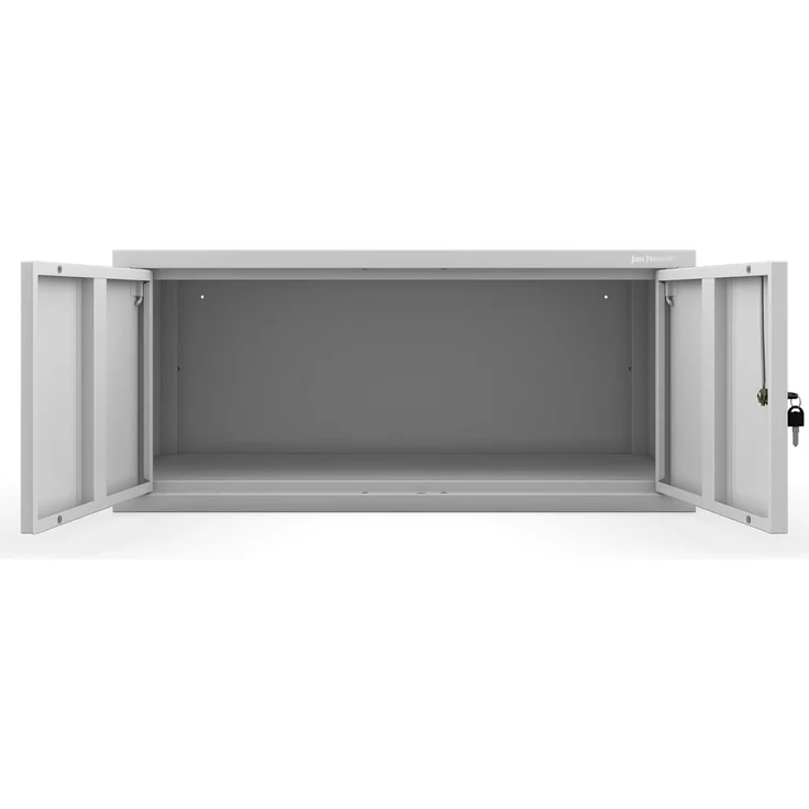 Jan Nowak Aktenschrankaufsatz C01L Aufsatz für Aktenschrank Büroschrank Metall Pulverbeschichtung Flügeltüren 38 x 80 x 40 cm (Grau) – Bild 16