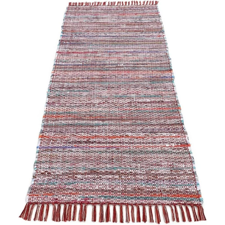 carpetfine Teppich Kelim Chindi, Wendeteppich, rechteckig, Höhe: 6 mm, handgewebt, Fleckerlteppich mit Fransen, auch vielen in Läufergrößen – Bild 1