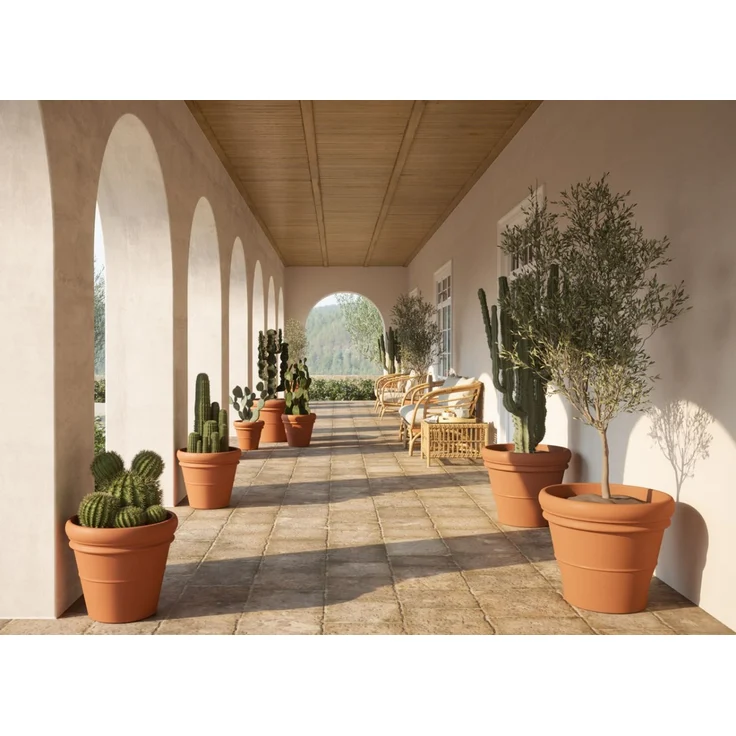 Artevasi Pflanztopf Mariza Terrakotta Ø 58,3 x 49 cm natur – Bild 4