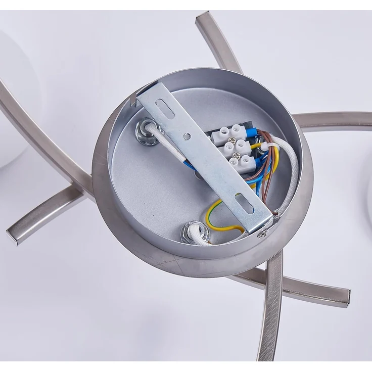 Lindby Deckenleuchten Della, Glas Alu IP20, 3 x 4 W LED – Bild 6