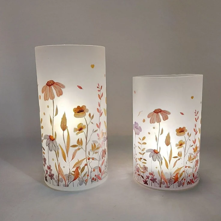 formano Tischleuchte Wiesenblumen, LED-Lichterkette, mit Timer, Mehrfarbig, Blumenwiese, H: 18cm – Bild 4