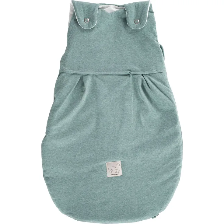 Träumeland Schlafsack Ganzjahres-Schlafsack grün meliert Größe 62/68