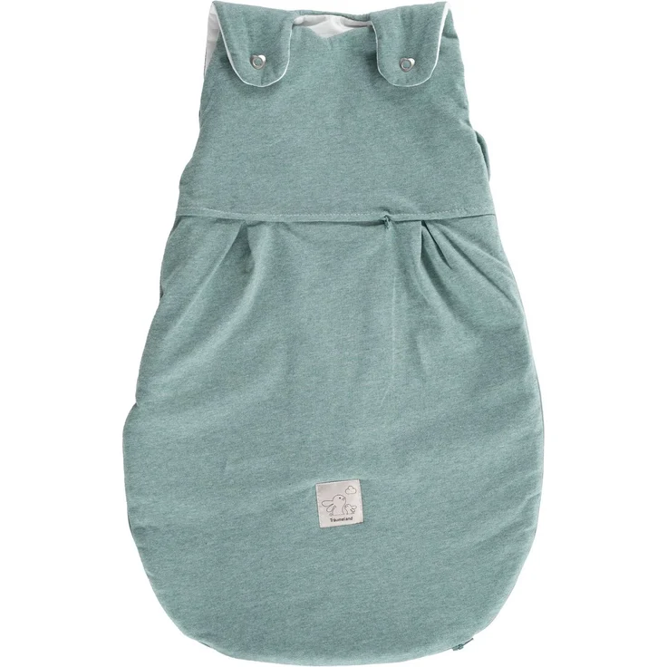 Träumeland Schlafsack Ganzjahres-Schlafsack grün meliert Größe 62/68