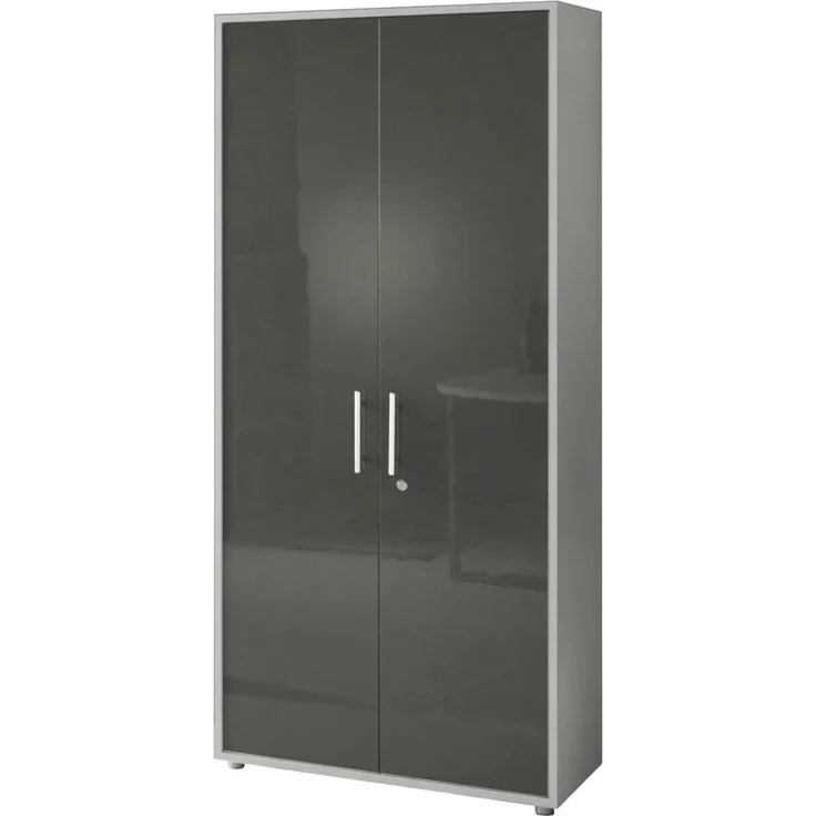BMG Möbel Aktenschrank Office Edition abschließbar, 5 OH, Fronten Matt, Hochglanz lackiert oder Holzoptik – Bild 1