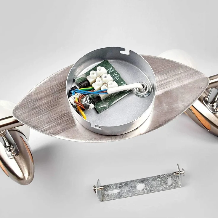 Lindby Deckenleuchten Marena, Metall, Alu IP20, 4 x 7 W LED R50 – Bild 8