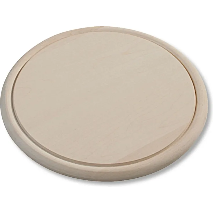 KESPER Ø 25 cm Fleischteller 61443-71 aus Birke natur / Holzteller / Pizzateller / Schneidebrett