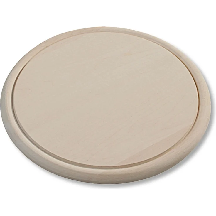 KESPER Ø 25 cm Fleischteller 61443-71 aus Birke natur / Holzteller / Pizzateller / Schneidebrett