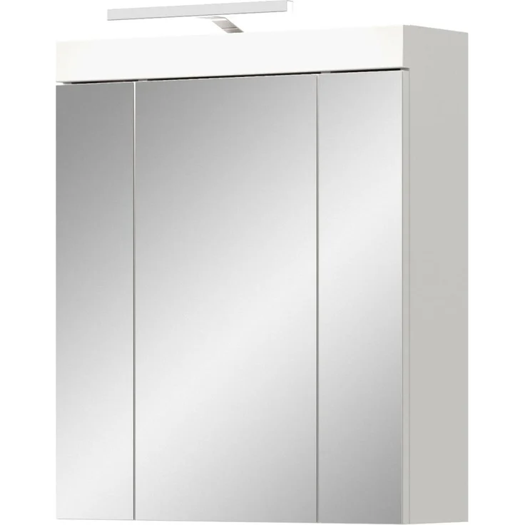 Badezimmer Spiegelschrank Gusto in weiß matt inkl. LED 60 cm – Bild 6
