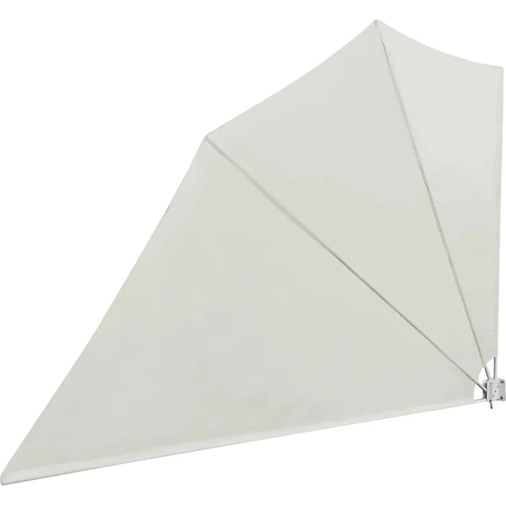 vidaXL Faltbarer Balkonfächer Creme 160×240 cm 41577 – Bild 3