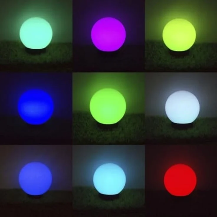 GreenBlue LED Solarleuchte GB124, Farbe LED Solar Gartenlampe – Bild 5