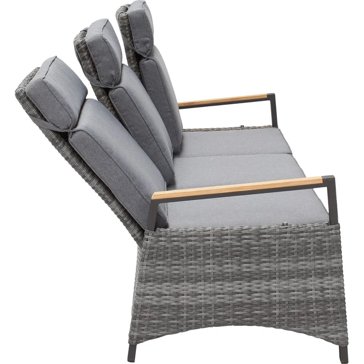 LC Garden »Keramo« Teak Living 3er Sofa Dreisitzer – Bild 4