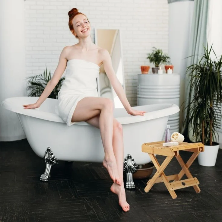 Relaxdays Bambus Hocker zum Klappen – Bild 3