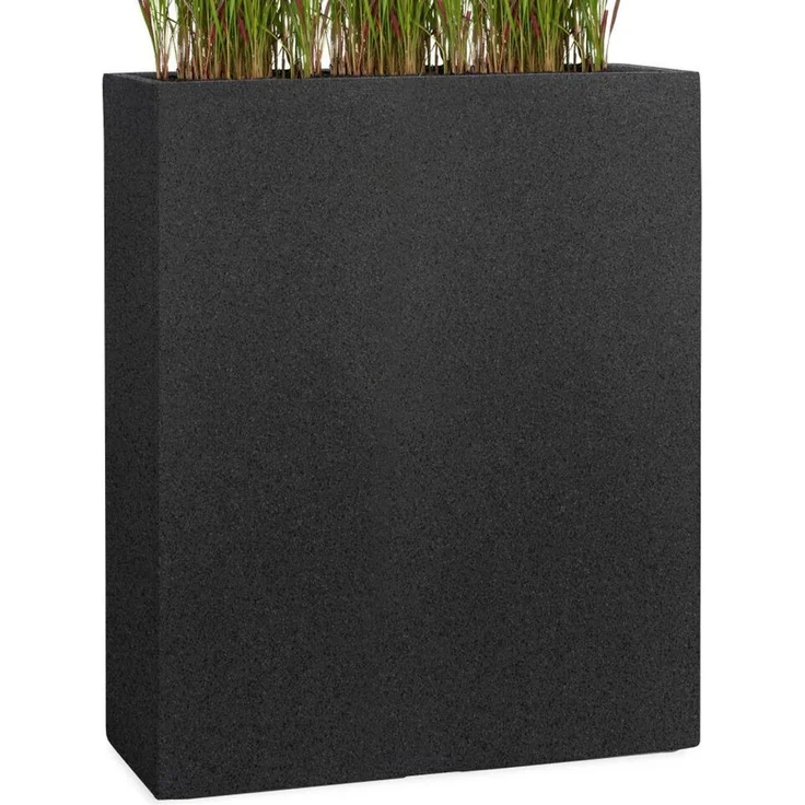 Pflanzwerk® Pflanzkübel DIVIDER Premium Blumenkübel Raumteiler Hochbeet Fiberglas, Fiberglas - Handgefertigt - Rechteckig - Frostbeständig – Bild 1