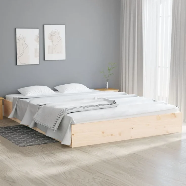 Doppelbett, Betten für Erwachsene, Massivholzbett 150x200 cm de322 – Bild 2